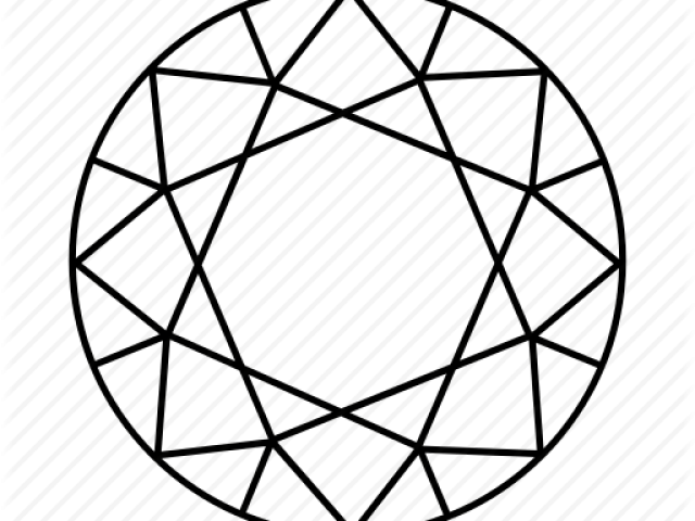 Drawn Diamonds Circle - Draw A Circle Diamond (640x480)