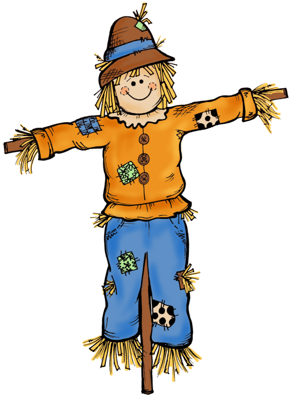Pin Cute Scarecrow Clipart - Scarecrow Clipart (586x800)