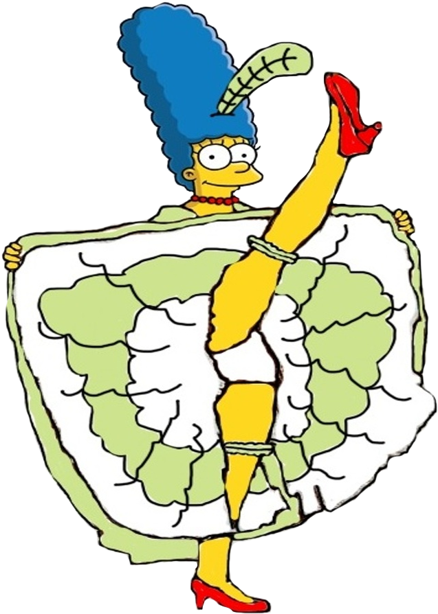 Marge Simpson Doing The Can-can By Darthranner83 - Marge Simpson Doing The Can-can By Darthranner83 (647x900)