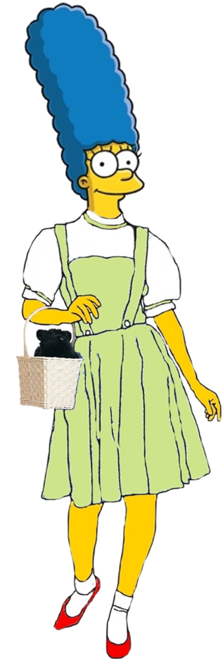 Marge Simpson As Dorothy Gale By Darthranner83 - Marge Simpson (400x935)