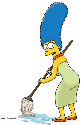 Marge Mopping - Marge Simpson (288x441)