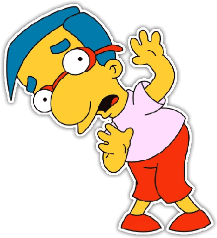 Milhouse Van Houten Bart Simpson Marge Simpson Lisa - Cartoon Characters With Glasses (512x512)