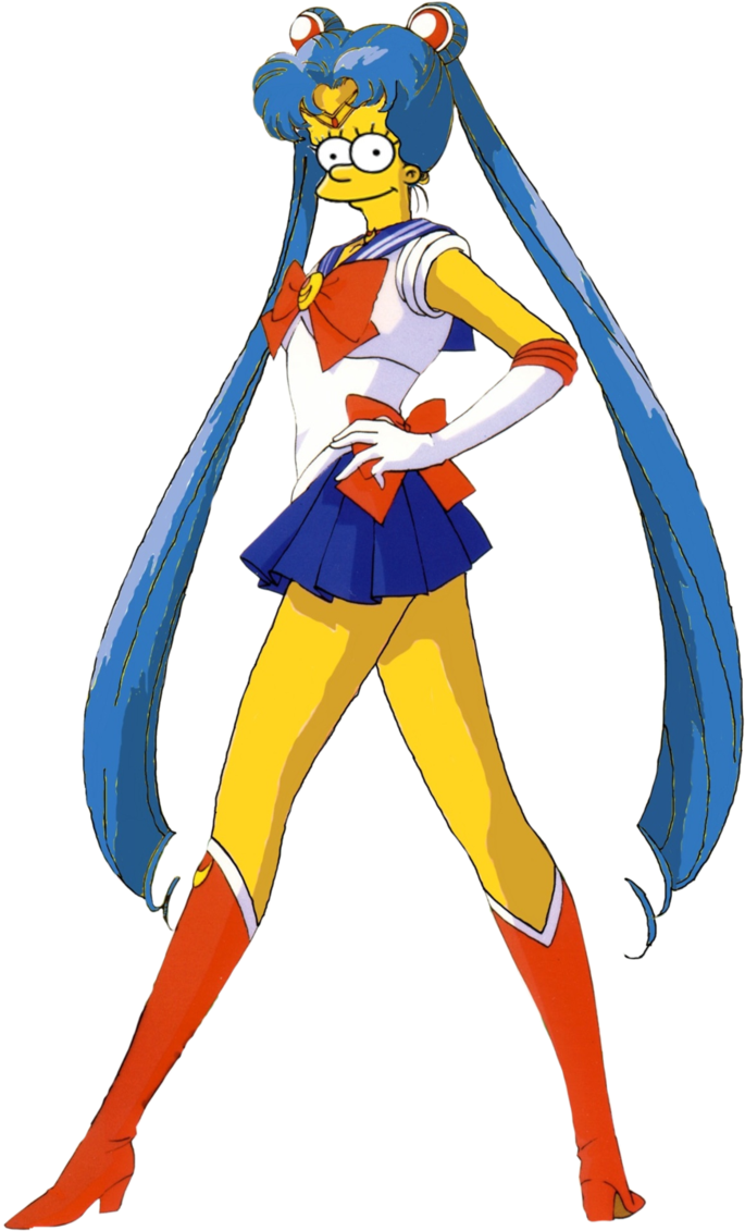 Sailor Marge Moon By Darthranner83 - Sailor Moon Tsukino Usagi Princess Serenity Cosplay (707x1130)