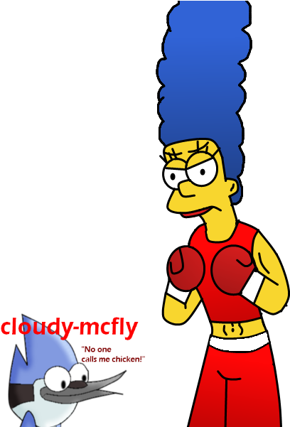 Marge In Her Boxing Clothes - Mcfly (800x600)