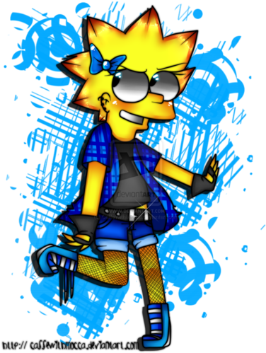 Maggie Simpson Wallpaper Probably With Anime Entitled - Maggie Simpson Anime (389x500)