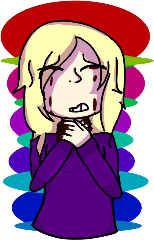 [vent Hiatusart] I Can't Breath By Rokewe - Cartoon (748x1069)