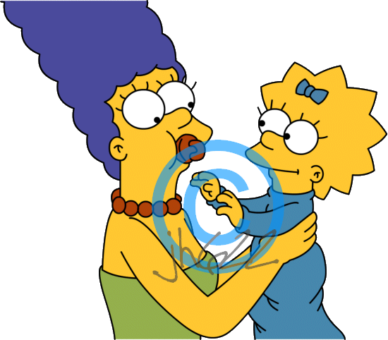 Maggie And Marge By Jh622 - Maggie And Marge Png (550x482)