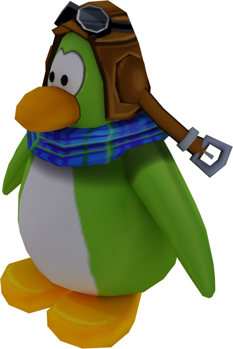 Sled Racer Penguin Model Lime Green - Duck (794x1188)