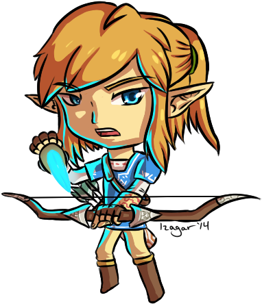 The Legend Of Zelda - Cartoon (483x519)