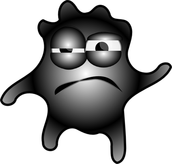 Triple Breath For Virus - Germs Clipart (640x610)