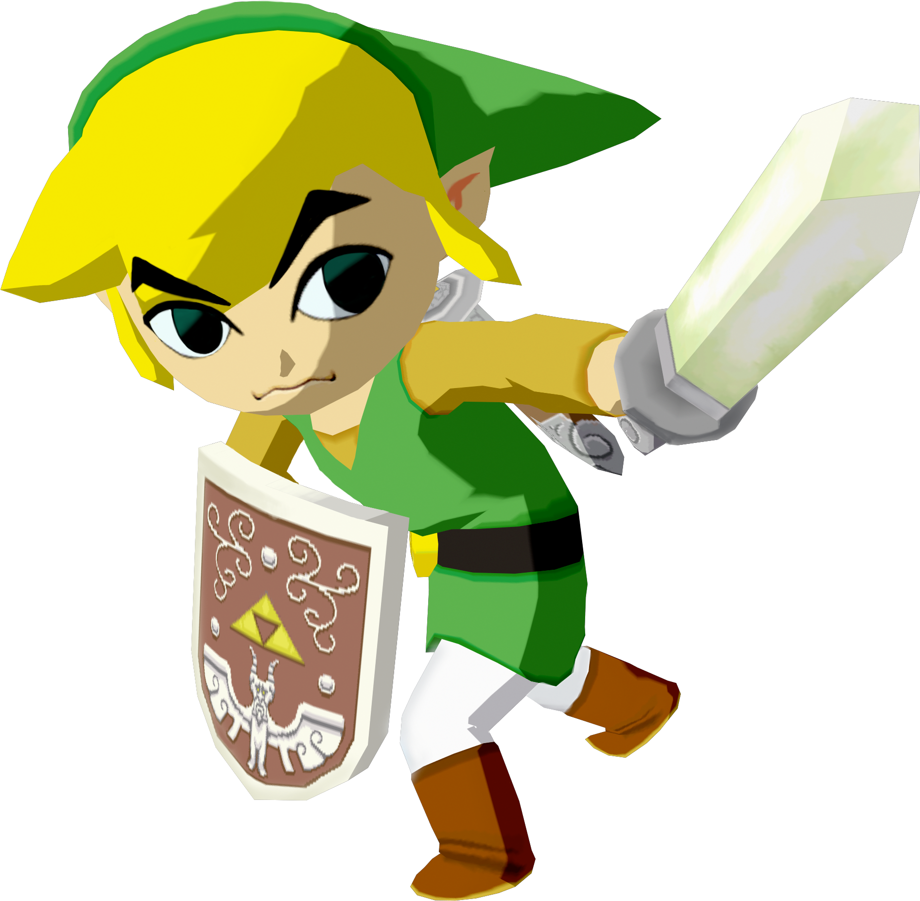 The Legend Of Zelda - Link From Wind Waker (1893x1855)