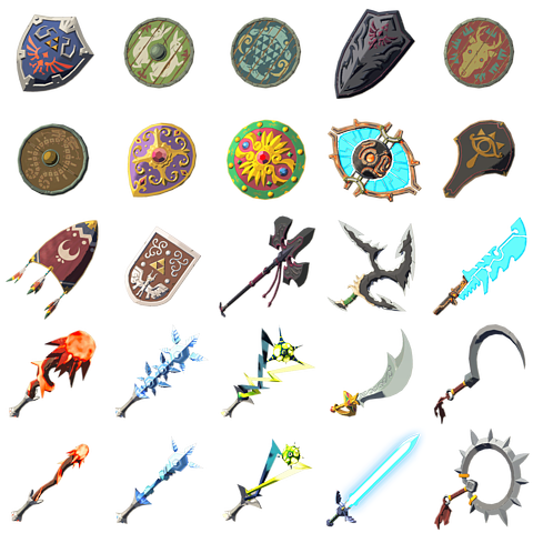 Zelda5 - Weapons In Breath Of The Wild (480x480)