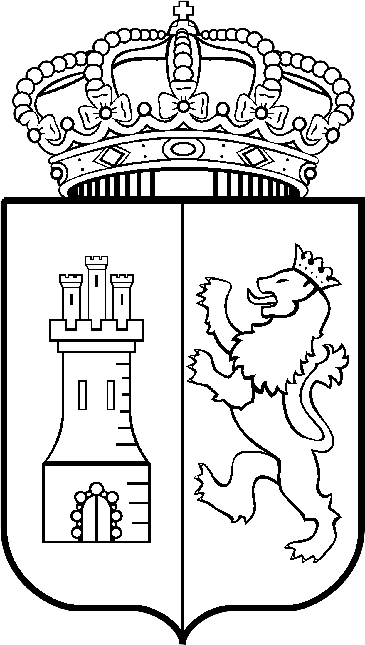 Caceres Logo Black And White - Line Art (2400x2400)