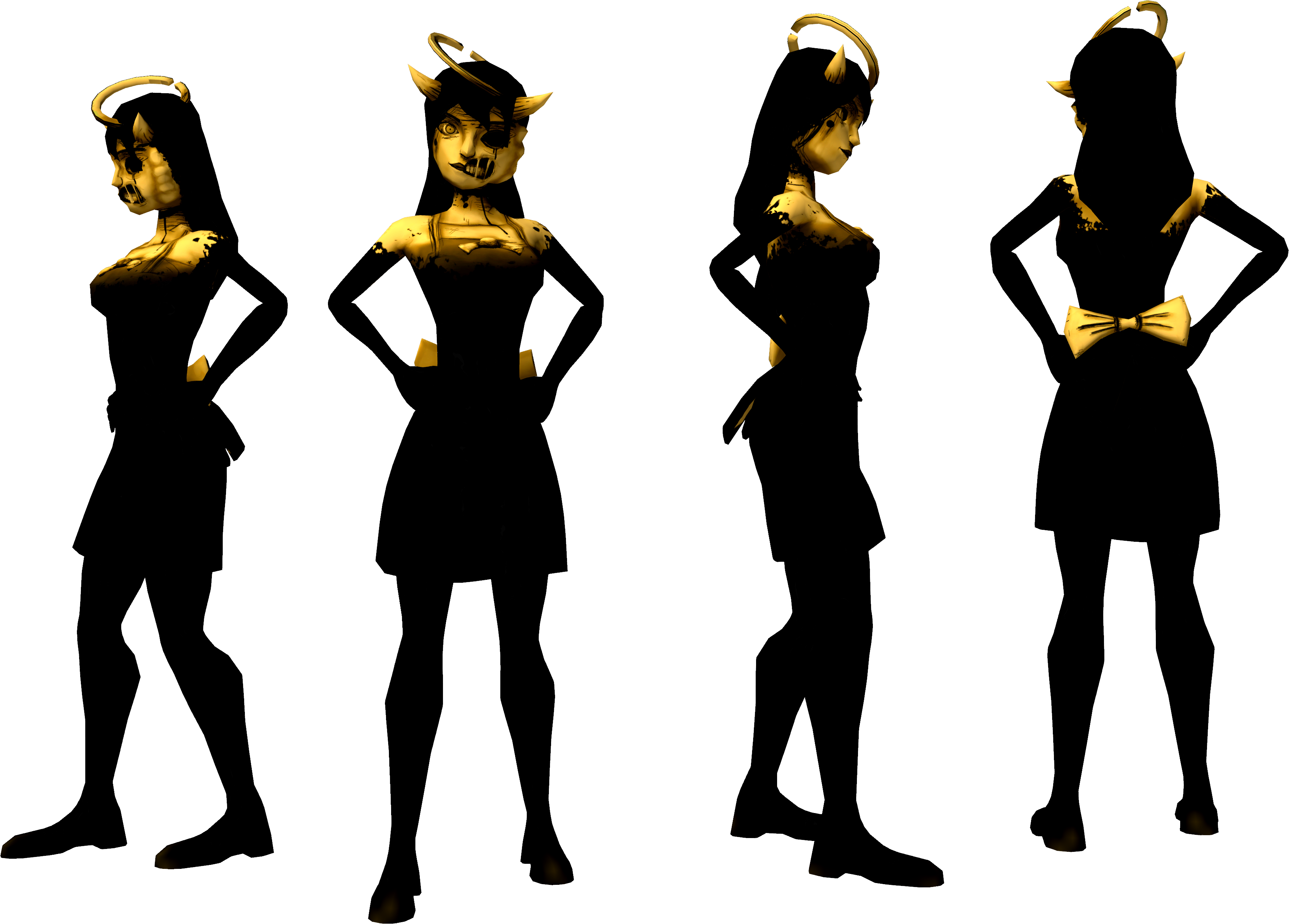 Charley Has Mismatched Eyes And Missing Limbs, Barley - Bendy And The Ink Machine Alice (3553x2548)