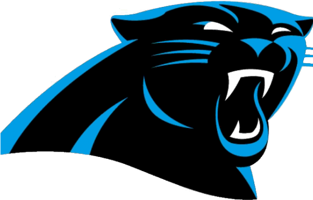 Panther Clipart Football - Carolina Panthers Logo Png (640x480)