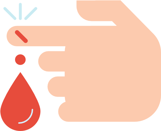 Don't Let Your Health Wait, Sitting In A Waiting Room - Finger Injury Icon (512x512)