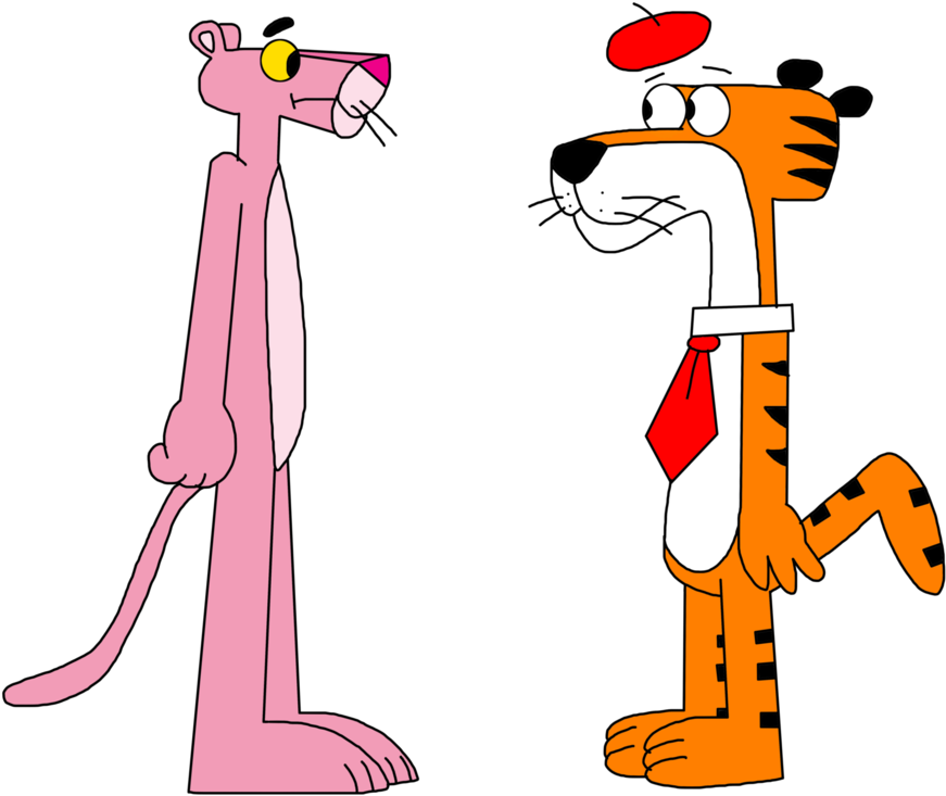 The Pink Panther Meets Cool Cat By Marcospower1996 - Cool Cat Looney Tunes (894x894)
