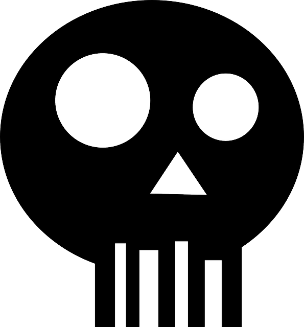 Stylized Death, Skull, Stylized - Simple Skull Vector Png (595x640)