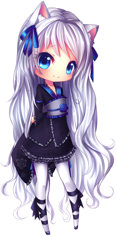 Sara By Hyanna-natsu On Deviantart - Wolf Girl Anime Chibi (385x780)
