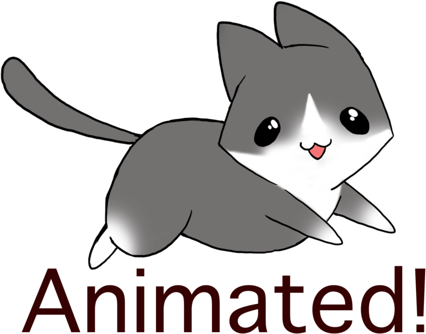 Free Walking Cat Animation - Animation Cat (944x847)