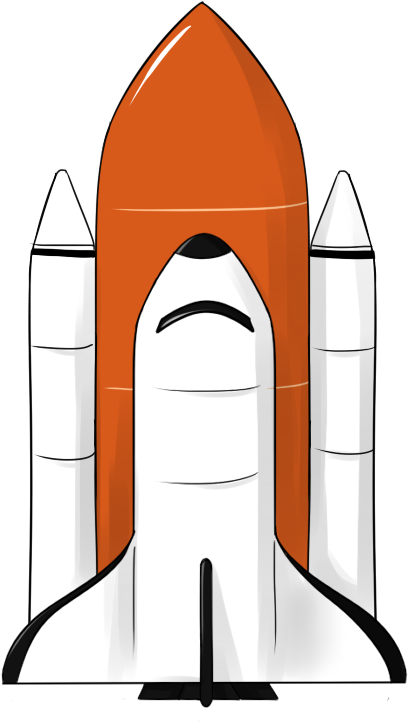 Free Space Shuttle Clip Art - Nasa Space Shuttle Cartoon (506x800)