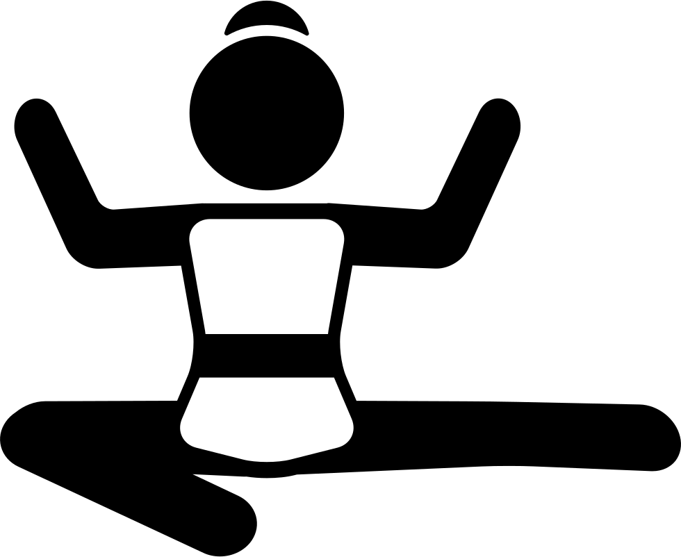 Girl Sitting On The Floor With Arms Up Comments - Scalable Vector Graphics (980x802)