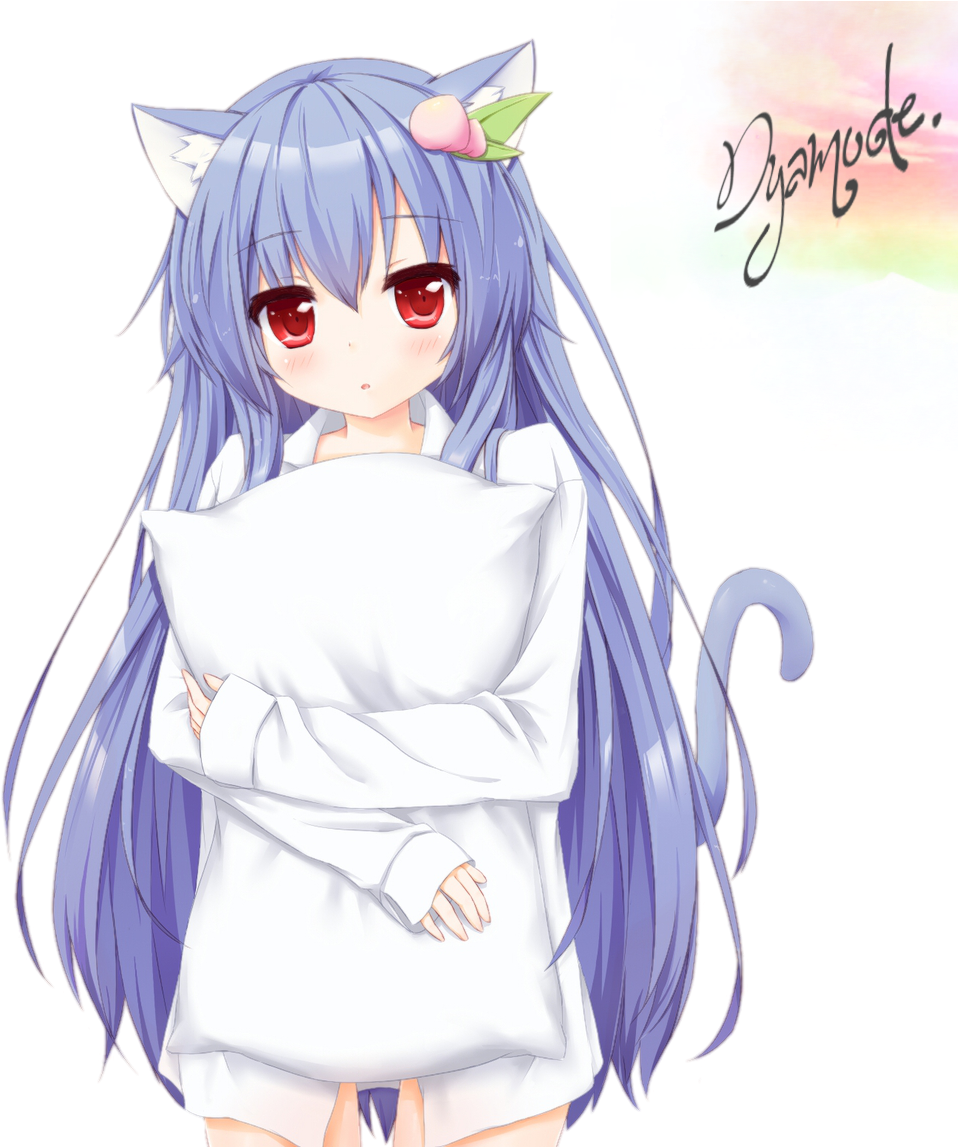 Drawn Cat Person - Neko Anime Girl Render (1011x1146)