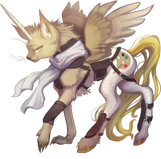 Geckosart, Blonde Hair, Cat, Clothes, Dungeons And - Blonde Male Artwork Fantasy (670x670)