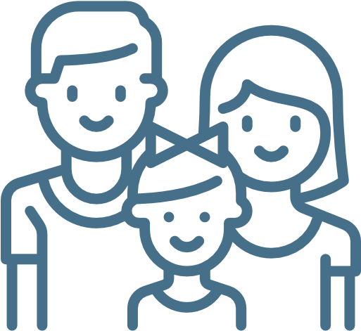 Dental Hygiene, General Dentistry & Teeth Cleaning - Iconos Familia Png (512x512)