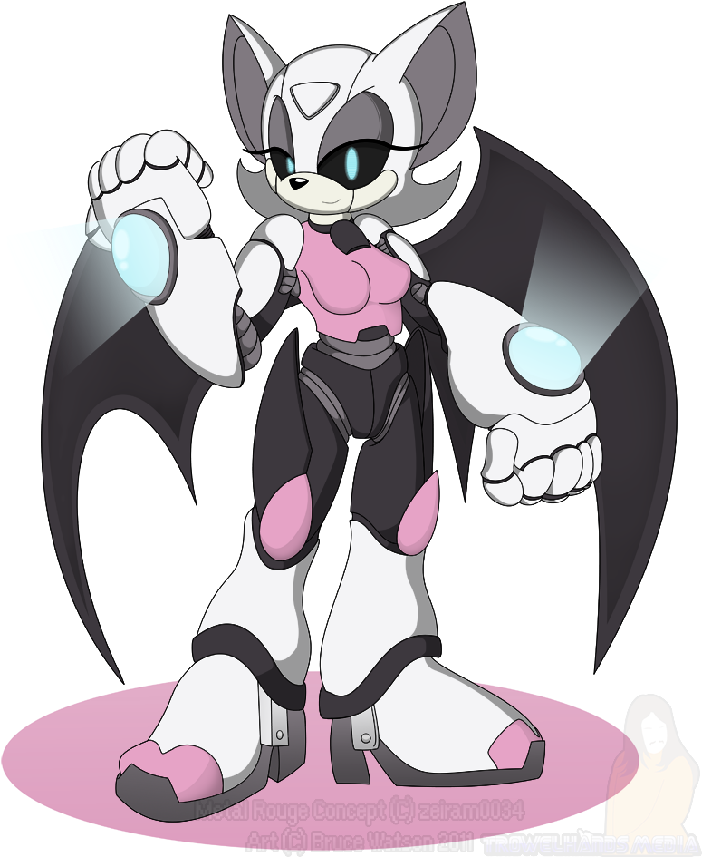 Metal Rouge By Trowelhands Metal Rouge By Trowelhands - Metal Rouge The Bat (835x1000)