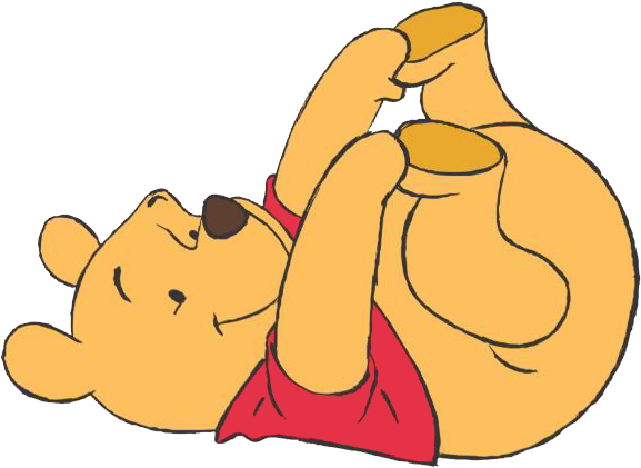 Toe Touch Cliparts - Winnie The Pooh Toes (591x435)