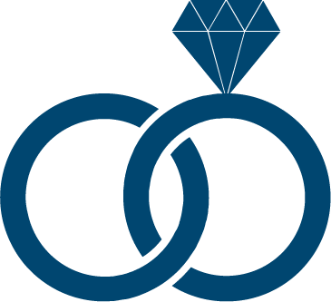 Marriage Or Divorce Financial Planning Icon - Mariried Ring Logo (365x333)