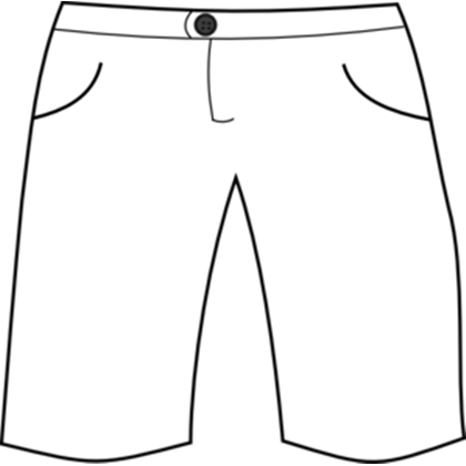 Black Shorts Cliparts - Clip Art (420x420)