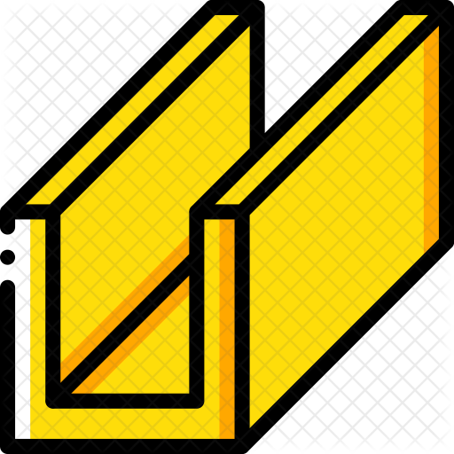 Steel Beam Icon - U Beam Icon Png (512x512)