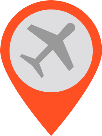 Airport Location Icon - Icon (512x512)