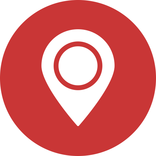 Red, Map, Marker, Navigation, Gps, Location, Direction - Icon Circle (512x512)