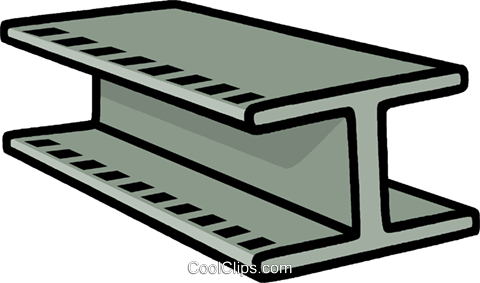 I Beam Royalty Free Vector Clip Art Illustration - I Beam Royalty Free Vector Clip Art Illustration (480x283)