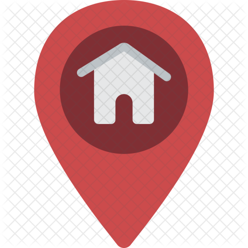 Home Location Icon - Map (512x512)