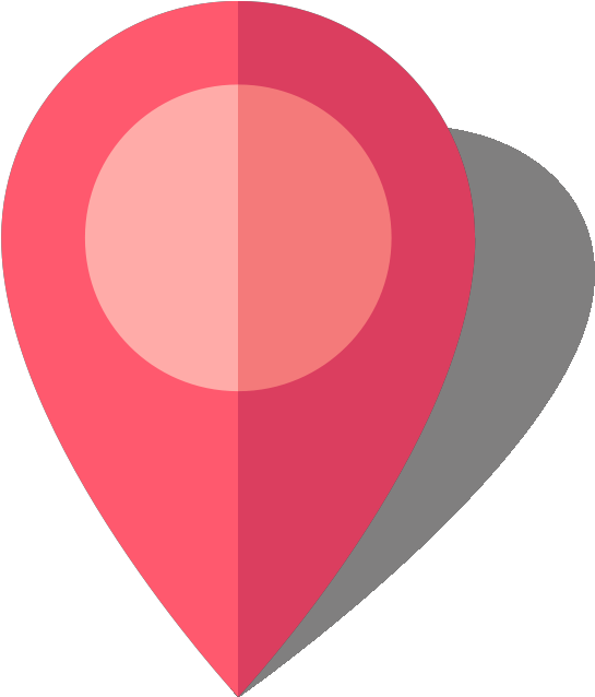 Location Map Pin Pink10 - Pin Pink Map (568x640)