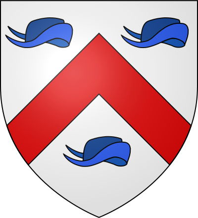 Arms Of Brudenell - Boleyn Family (400x440)