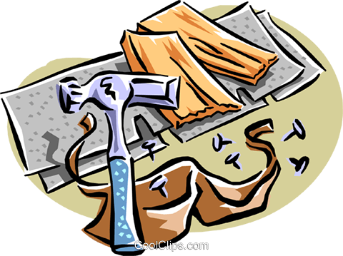 Hammer With Carpentry Tools Royalty Free Vector Clip - Giftsforyounow.com Personalized Greatest Gift Tapestry (480x359)