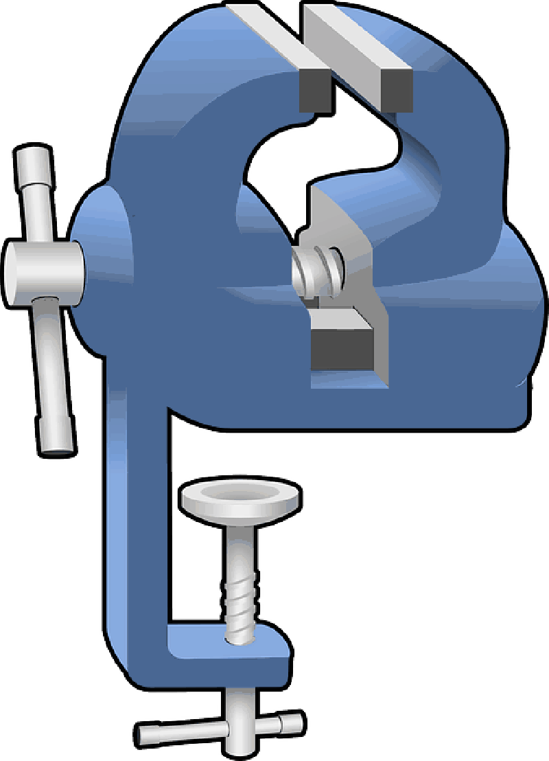 Bench Vice, Bench Vise, Clamp, Metalwork, Tool, - Bench Vise Clipart (800x1108)