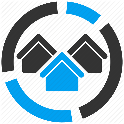 Real Estate - Village Flat Icon (512x512)