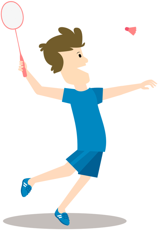 Sport Icon - Vector,hand-painted Cartoon,badminton - Sports (650x902)
