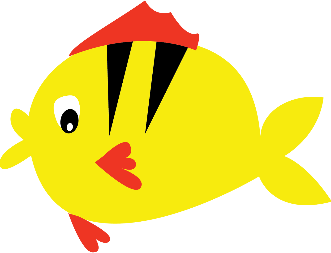 Under The Sea Clip Art - Pomacentridae (1400x1400)