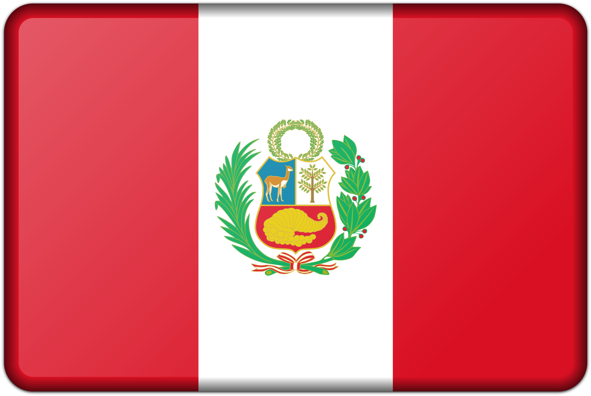 Peru Flag - Flag Of Peru Throw Blanket (2400x1600)