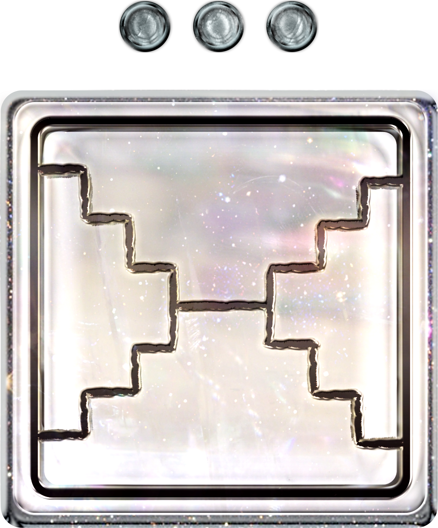 White Electric Mirror - Dreamspell (2400x2400)