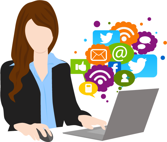 Controle Cada Mes Cuántos Usuarios O Módulos Desea - Impact Of Social Media On Women (581x497)