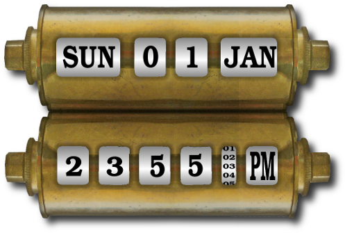 Steampunk-victorian Calendar Icon Mk2 By Pendragon1966 - Steampunk Calendar (512x512)