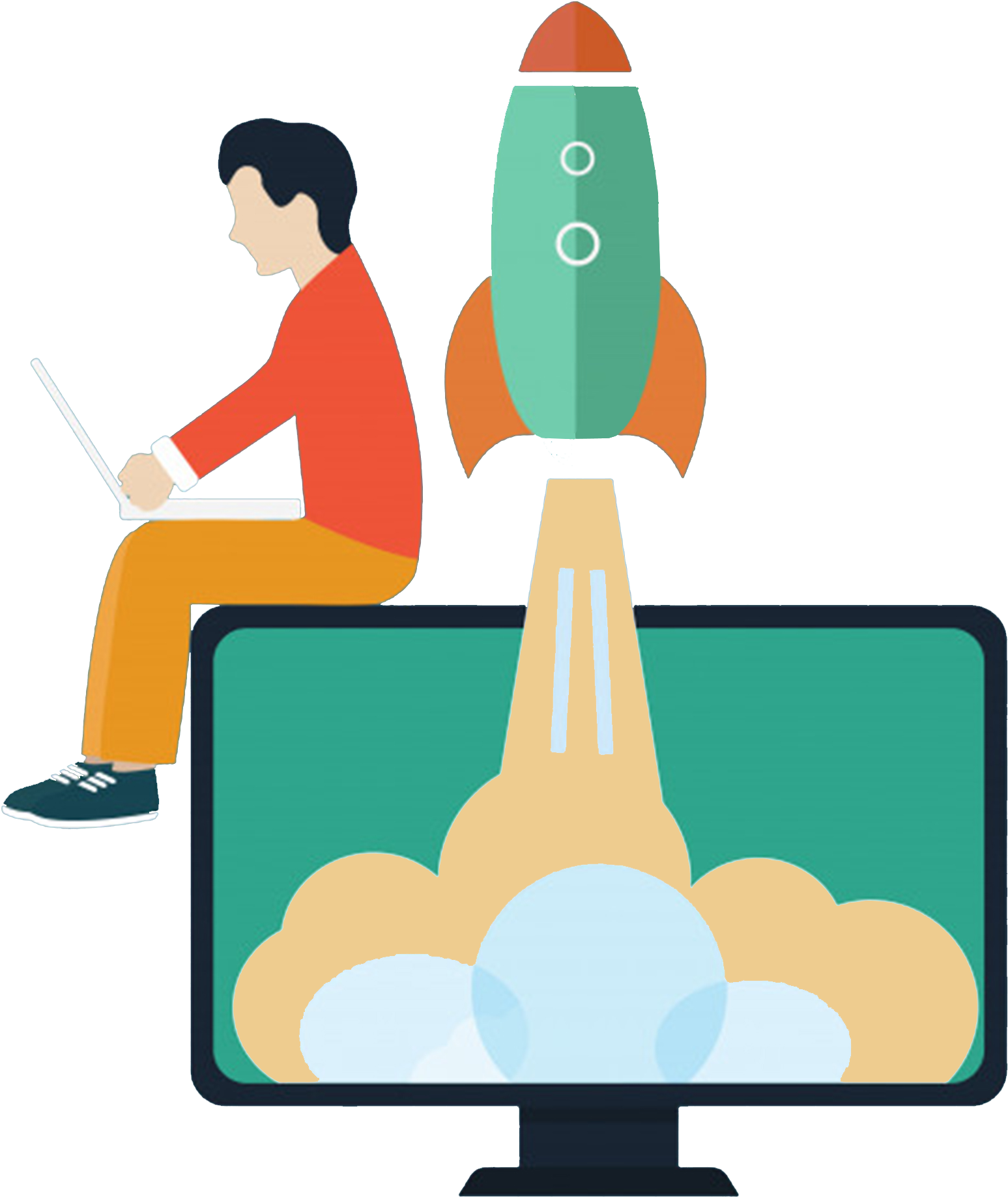 Software Development Clipart Client Computer - Marketing (1667x2000)